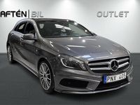 Begagnad Mercedes A180 AMG line 109 HK (80 kW) 2013 Mountain grey metallic Halvkombi