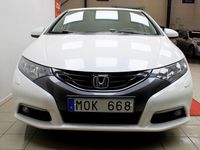 Begagnad Honda Civic Sport 141 HK (103 kW) 2012 Vit Halvkombi