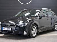 Begagnad Audi A3 Sportback Comfort 150 HK (110 kW) 2016 Svart Halvkombi