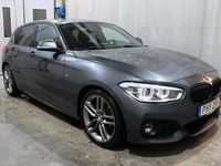 Begagnad BMW 118 M Sport 150 HK (110 kW) 2017 Grå (mineralgrå metallic) Halvkombi