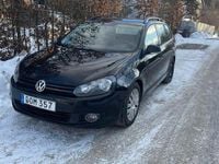 Begagnad VW Golf VI 105 HK (77 kW) 2010 Svart Halvkombi