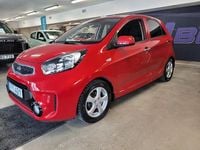 Begagnad Kia Picanto 67 HK (49 kW) 2017 Röd Halvkombi