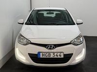 Begagnad Hyundai i20 Premium 75 HK (55 kW) 2014 Vit Halvkombi