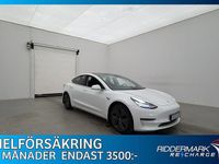 Begagnad Tesla Model 3 Long Range AWD 366 kW (498 HK) 2019 Vit Sedan
