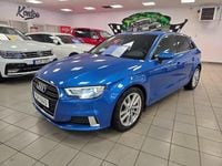 Begagnad Audi A3 Proline 150 HK (110 kW) 2018 Blå Sedan