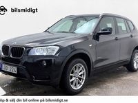 Begagnad BMW X3 184 HK (135 kW) 2011 Svart SUV