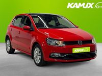 Begagnad VW Polo 90 HK (66 kW) 2016 Röd Halvkombi