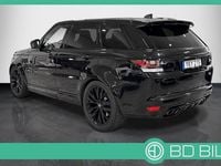 Begagnad Land Rover Range Rover Sport SVR 551 HK (405 kW) 2017 Svart SUV