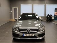 begagnad Mercedes C220 T d 9G-Tronic AMG Panorama Drag 2 Ägare