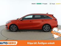 Begagnad Kia Ceed Sportswagon GT-Line 141 HK (103 kW) 2019 Orange Kombi