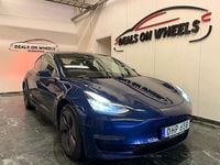 Begagnad Tesla Model 3 Long Range AWD 324 kW (441 HK) 2019 Blå Sedan