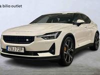 Begagnad Polestar 2 Long Range Dual motor 309 kW (421 HK) 2021 Vit Halvkombi