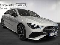Begagnad Mercedes CLA200 Shooting Brake AMG Line Premium 163 HK (119 kW) 2024 Silver Kombi