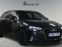 Begagnad Audi A3 Proline 150 HK (110 kW) 2018 Svart Sedan