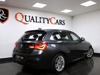 begagnad BMW 118 i 5-dörrars M Sport / Rattvärme/ Sv-såld/ Ny-servad