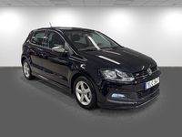Begagnad VW Polo R-line 90 HK (66 kW) 2017 Svart Halvkombi