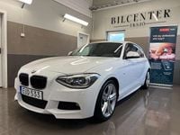 Begagnad BMW 116 M Sport 136 HK (100 kW) 2015 Vit Halvkombi