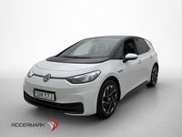 Begagnad VW ID.3 Pro Performance 150 kW (204 HK) 2020 Vit Halvkombi