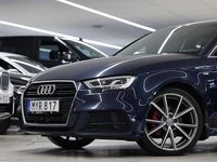 Begagnad Audi A3 S-Line 150 HK (110 kW) 2016 Blå Sedan