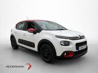 Begagnad Citroën C3 PureTech 82 HK (60 kW) 2018 Vit Halvkombi