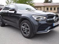 Begagnad Mercedes GLC300e AMG line 306 HK (225 kW) 2020 Grå Sportkupé