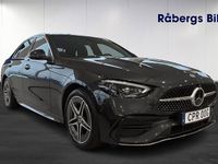 Begagnad Mercedes C300e AMG line 313 HK (230 kW) 2022 Grå (grafitgrå metallic) Sedan