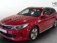 Begagnad Kia Optima Hybrid Sport 2018 Röd Sedan
