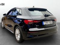 Begagnad Audi A3 Sportback Proline 150 HK (110 kW) 2022 Svart Halvkombi