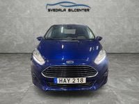 Begagnad Ford Fiesta ST-Line 125 HK (91 kW) 2015 Blå Halvkombi