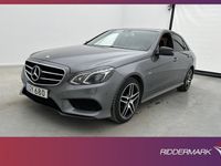 begagnad Mercedes E220 Sedan 170hk AMG Sport Kamera 0,41l/mil