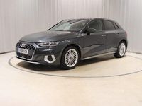 Begagnad Audi A3 Advanced 150 HK (110 kW) 2023 Manhattangrå metallic Sedan