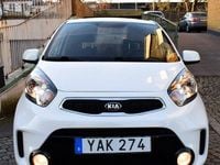 Begagnad Kia Picanto 67 HK (49 kW) 2016 Vit Halvkombi