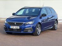 Begagnad Peugeot 308 SW GT-line 131 HK (96 kW) 2019 Blå metallic Kombi