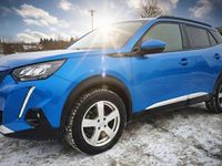 Begagnad Peugeot e-2008 Allure 100 kW (136 HK) 2021 Blå metallic SUV