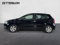 Begagnad VW Polo 90 HK (66 kW) 2012 Svart Halvkombi