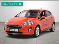 Begagnad Ford Fiesta Titanium 101 HK (74 kW) 2017 Röd Halvkombi