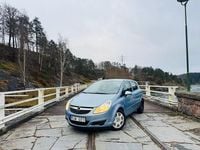 Begagnad Opel Corsa 80 HK (58 kW) 2007 Blå Halvkombi