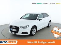 Begagnad Audi A3 Proline 151 HK (111 kW) 2018 Vit Sedan