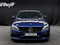 Begagnad Mercedes C63 AMG AMG 476 HK (350 kW) 2017 Blå Sedan