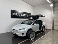 begagnad Tesla Model X Long Range/AWD/Panoramatak/7 Sits/Drag/MOMS