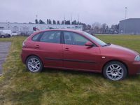 Begagnad Seat Ibiza 86 HK (63 kW) 2007 Röd Halvkombi
