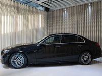 begagnad Mercedes C220 d 9G-Tronic 200HK AMG Line Burmester Ny-Servad