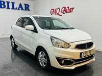 Begagnad Mitsubishi Space Star 80 HK (58 kW) 2016 Vit Halvkombi