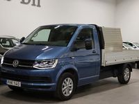 begagnad VW Transporter T5Chassi Cab FLAK V-LÅDA VÄRMARE 2017, Transportbil - Skåp