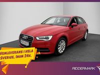 Begagnad Audi A3 Sportback Comfort 122 HK (89 kW) 2013 Röd Halvkombi