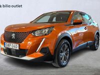 Begagnad Peugeot e-2008 Active 100 kW (136 HK) 2021 Orange SUV