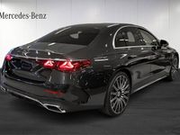 begagnad Mercedes E220 d d/AMG Premium plus/drag/Burmester/Panoramatak/Nightpaket/ 2024 Grå