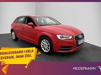 Begagnad Audi A3 Sportback Comfort 122 HK (89 kW) 2013 Röd Halvkombi