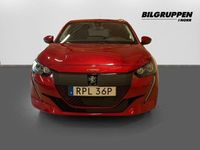 Begagnad Peugeot e-208 100 kW (136 HK) 2021 Röd Halvkombi