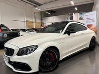 Begagnad Mercedes C63S AMG AMG 510 HK (375 kW) 2018 Vit Sportkupé